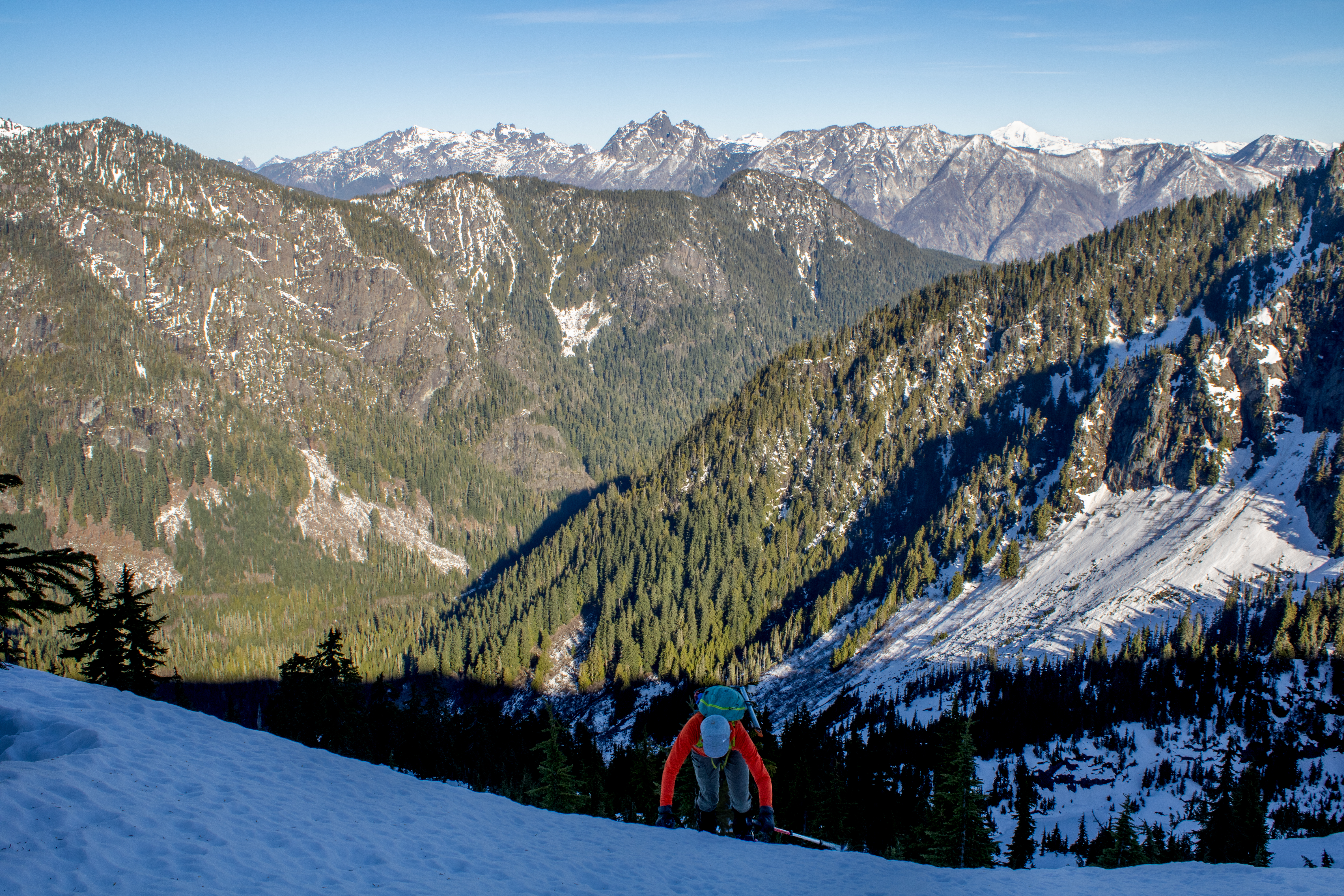 On the way to Lennox Mountain